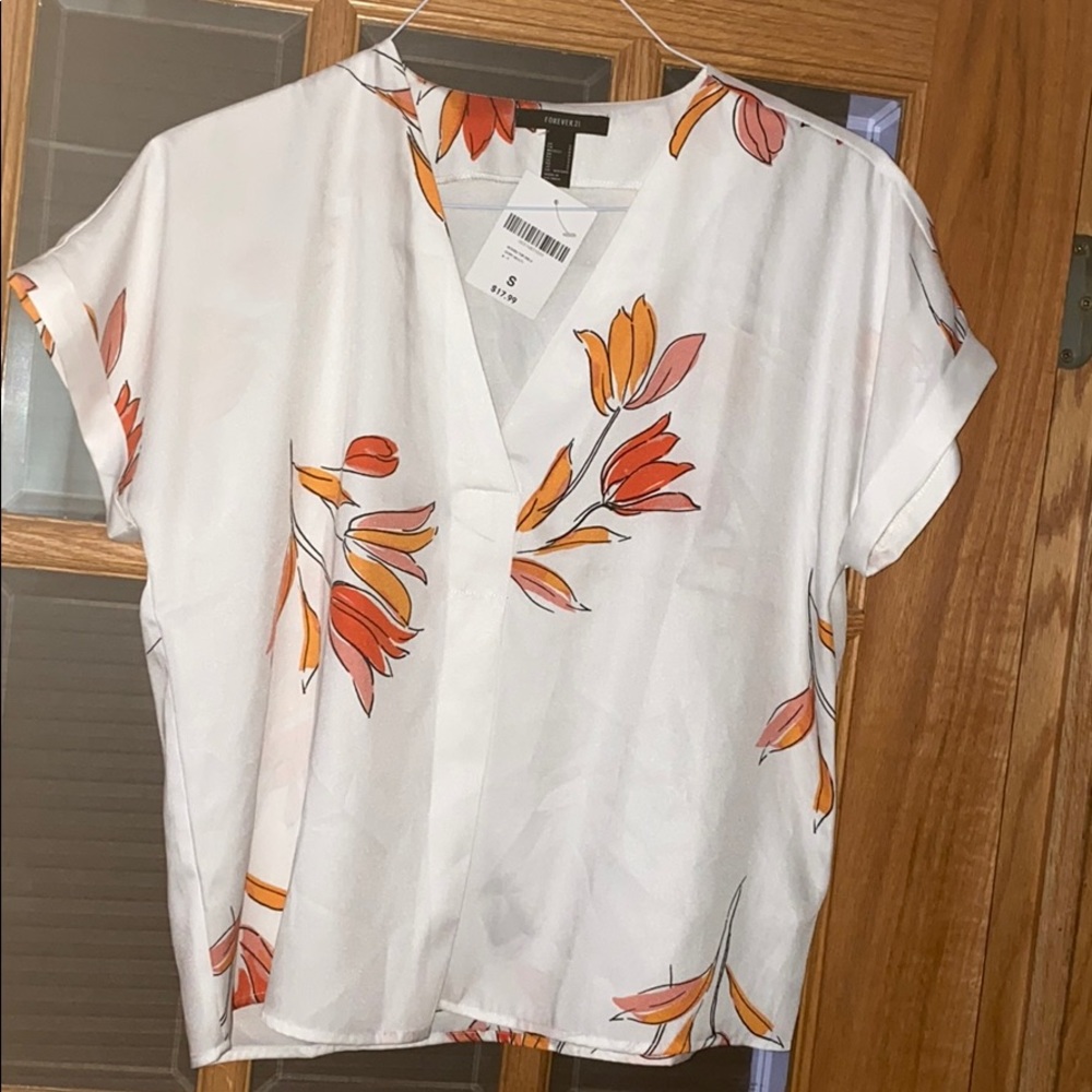 Forever 21 Floral Top